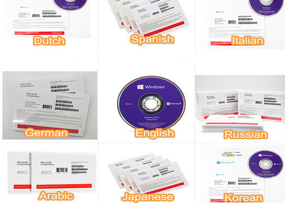 Microsoft Windows 10 Pro DVD Version Full Package Multi-Language Win 10 Pro