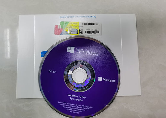 Microsoft Windows 10 Professional License Key Windows 10 Pro 64bit DVD OEM Pack
