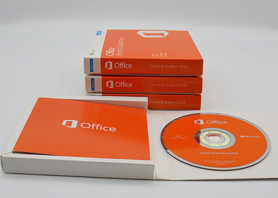 Multi Language Microsoft Office 2016 Home And Student Retail With DVD KeyCard