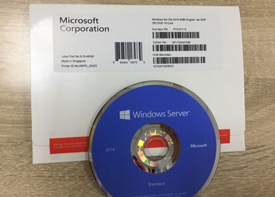 MultiLanguage Windows Server 2016 Standard Key DVD Software