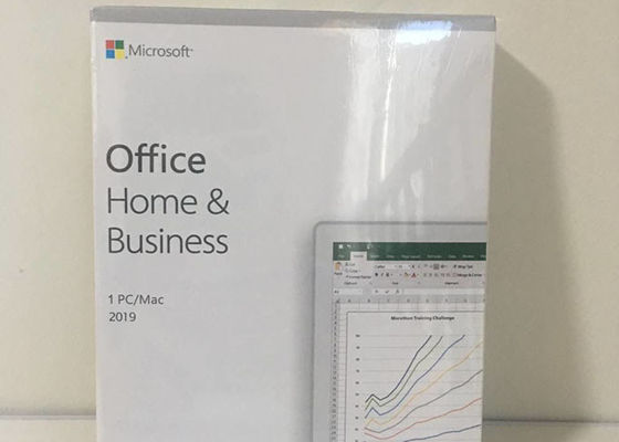 English Language Microsoft Office Home & Business 2019 Mac Key Card DVD Box