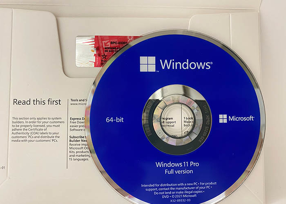Lifetime Warranty Microsoft Windows 11 Pro Key OEM COA Sticker