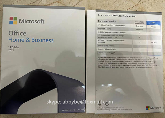 Global Activation Microsoft Office 2021 Home and Business Bind Key